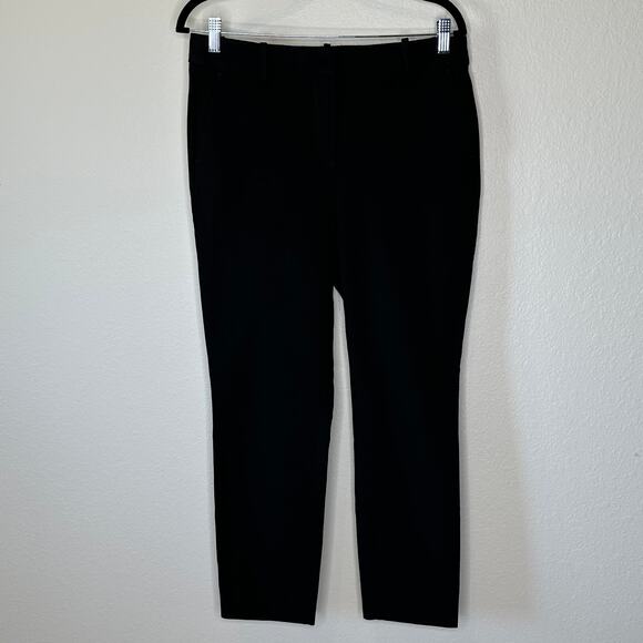 J.Crew Factory Women’s Slim Fit Full Length Trouser Pant Black CB286 Size 10 New - Picture 3 of 12